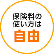 保険料の使い方は自由